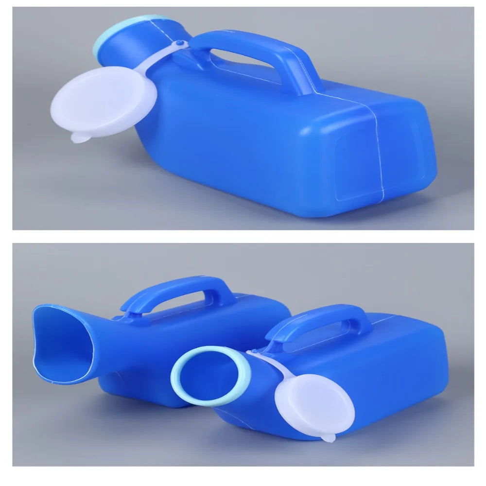 Portable Urinal Bottle with Lid – 1000ml Travel Night Pot Portable Urinal Bottle Nixie
