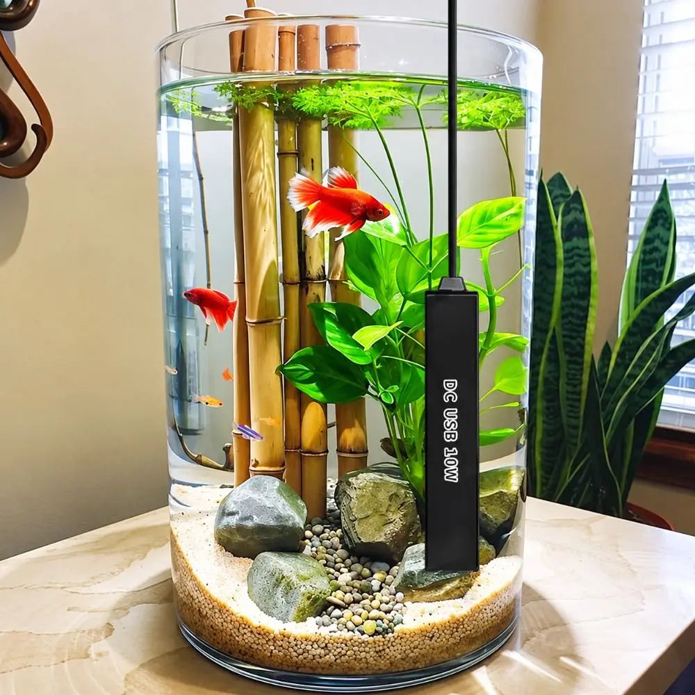 USB Submersible Fish Tank Heater Rod 5W/10W | Nano Aquarium Aquarium Heater Nixie