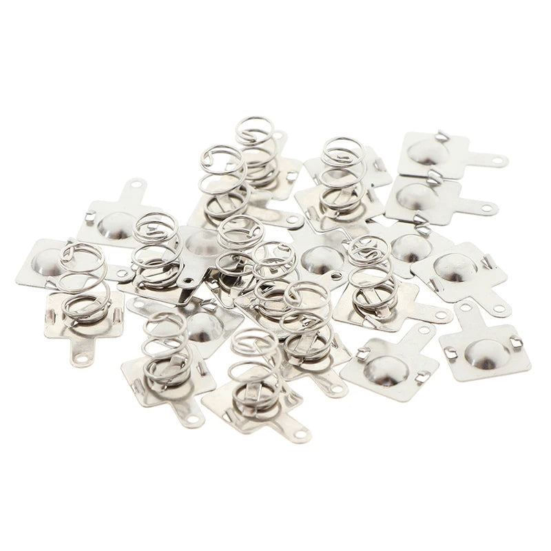 10 Pairs Metal Battery Spring Contacts for AA & AAA Batteries