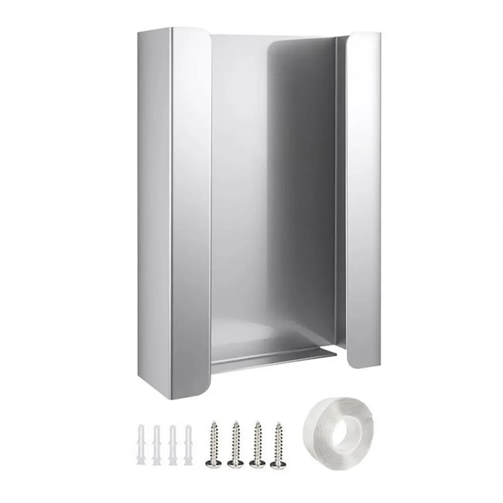 Stainless Steel Wall Mount Glove Box Dispenser & Organizer Glove Box Dispenser Nixie Silver China