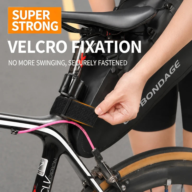 OFFBONDAGE 15L Waterproof Bike Saddle Bag – MTB & Road Bicycle Saddle Bag Nixie