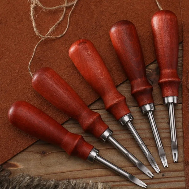 Leather Manual Groover U-Shape Slotting Tool – DIY Leathercraft