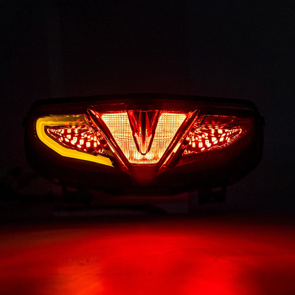 KEMITOUR E24 LED Taillight for Yamaha MT-09 2021-2023 Motorcycle Tail Light Nixie