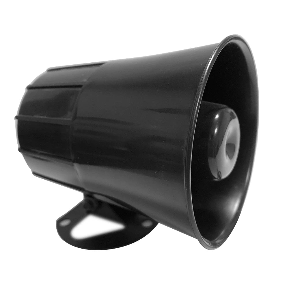 6-Tone 125dB Car Siren Horn Speaker 12V 24V Universal Fit Car Siren Horn Nixie
