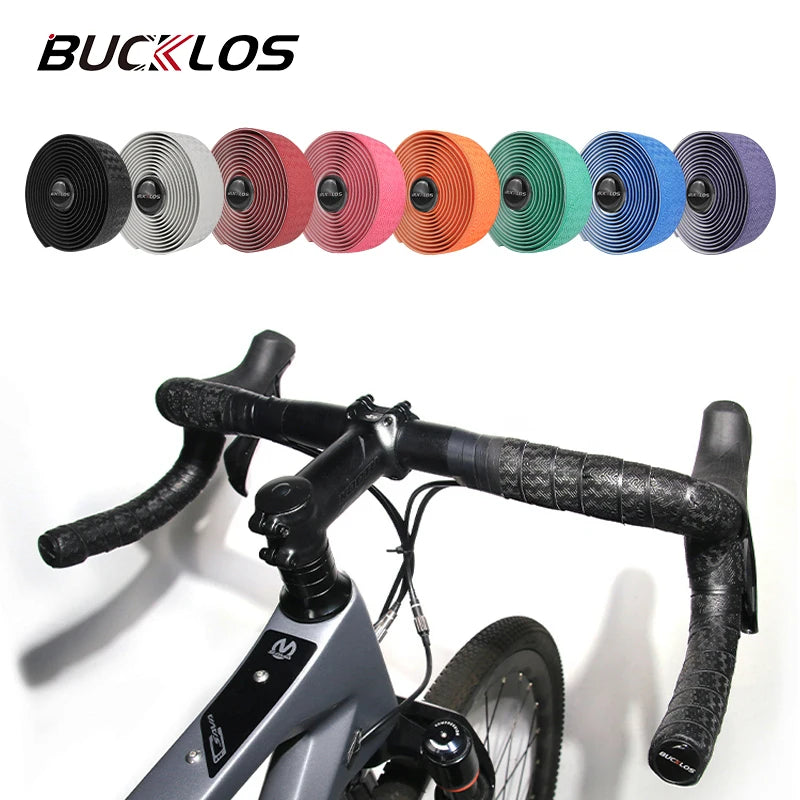 BUCKLOS Road Bike Handlebar Tape Non-Slip PU EVA Bar Wrap Bicycle Handlebar Tape Nixie