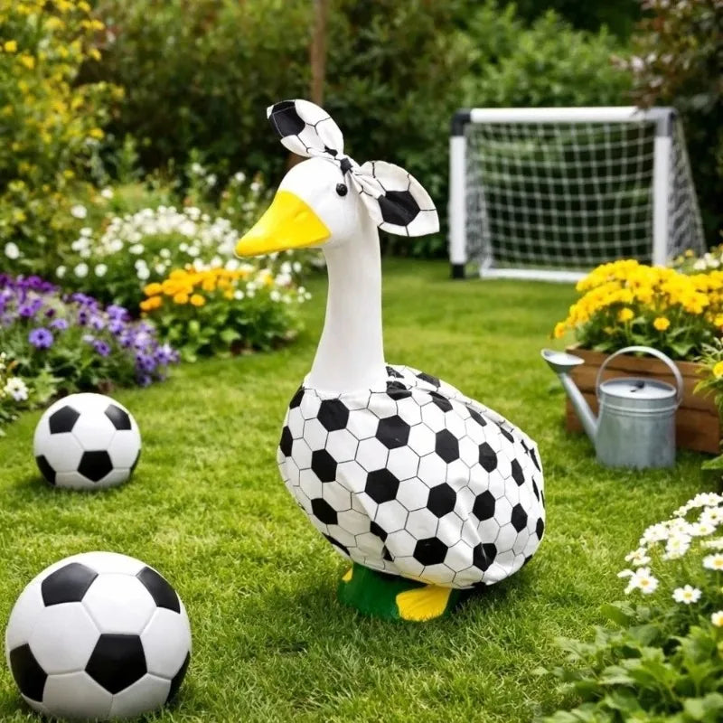 Football Theme Porch Goose Costume – Lawn Garden Outfit Garden Goose Costume Nixie