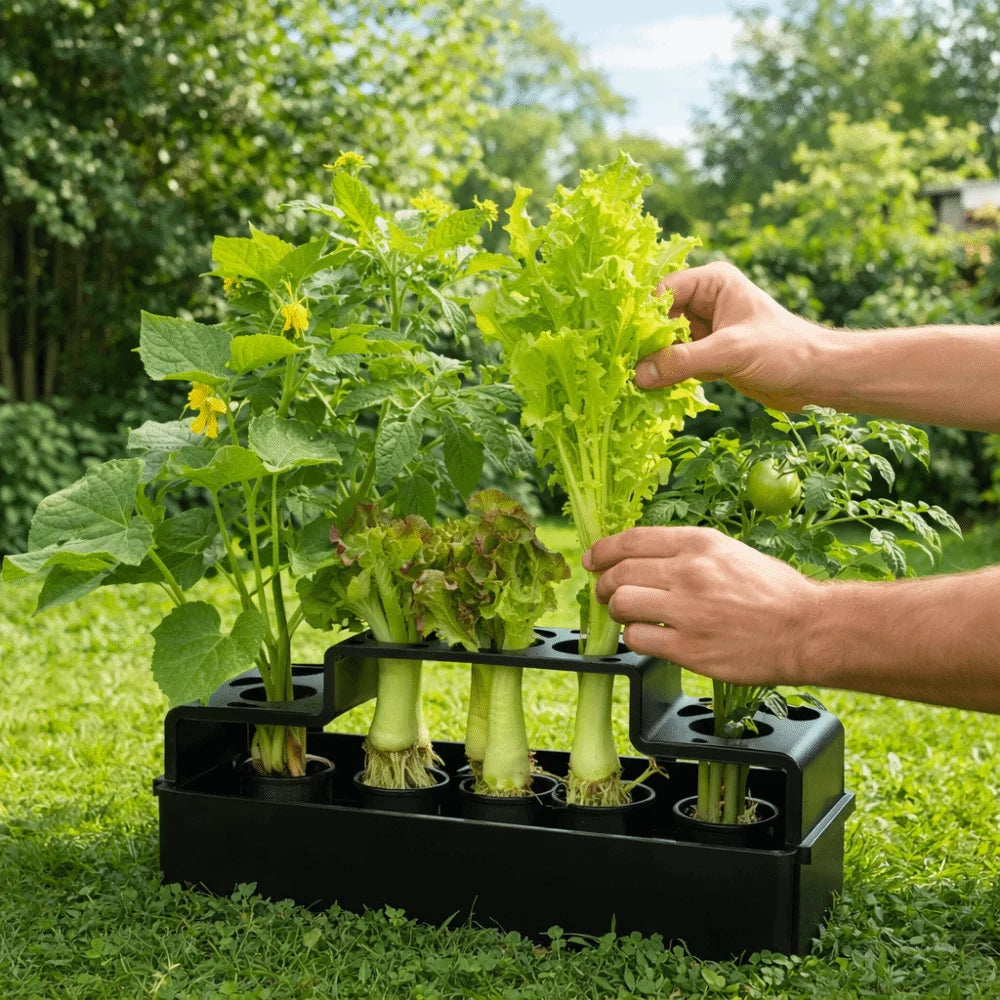 Hydroponic Vegetable Box – Soil-Free Herb Regrowth Planter Hydroponic Herb Planter Nixie