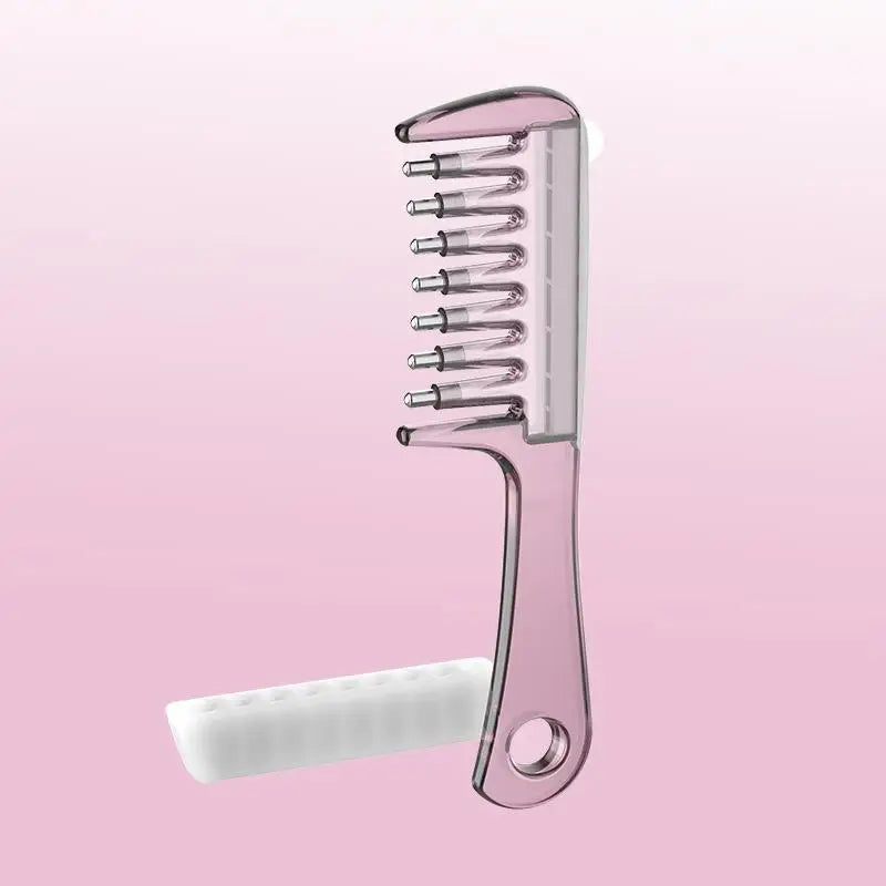 Eelhoe Scalp Massage Comb with Essential Oil Reservoir Scalp Applicator Comb Nixie A2