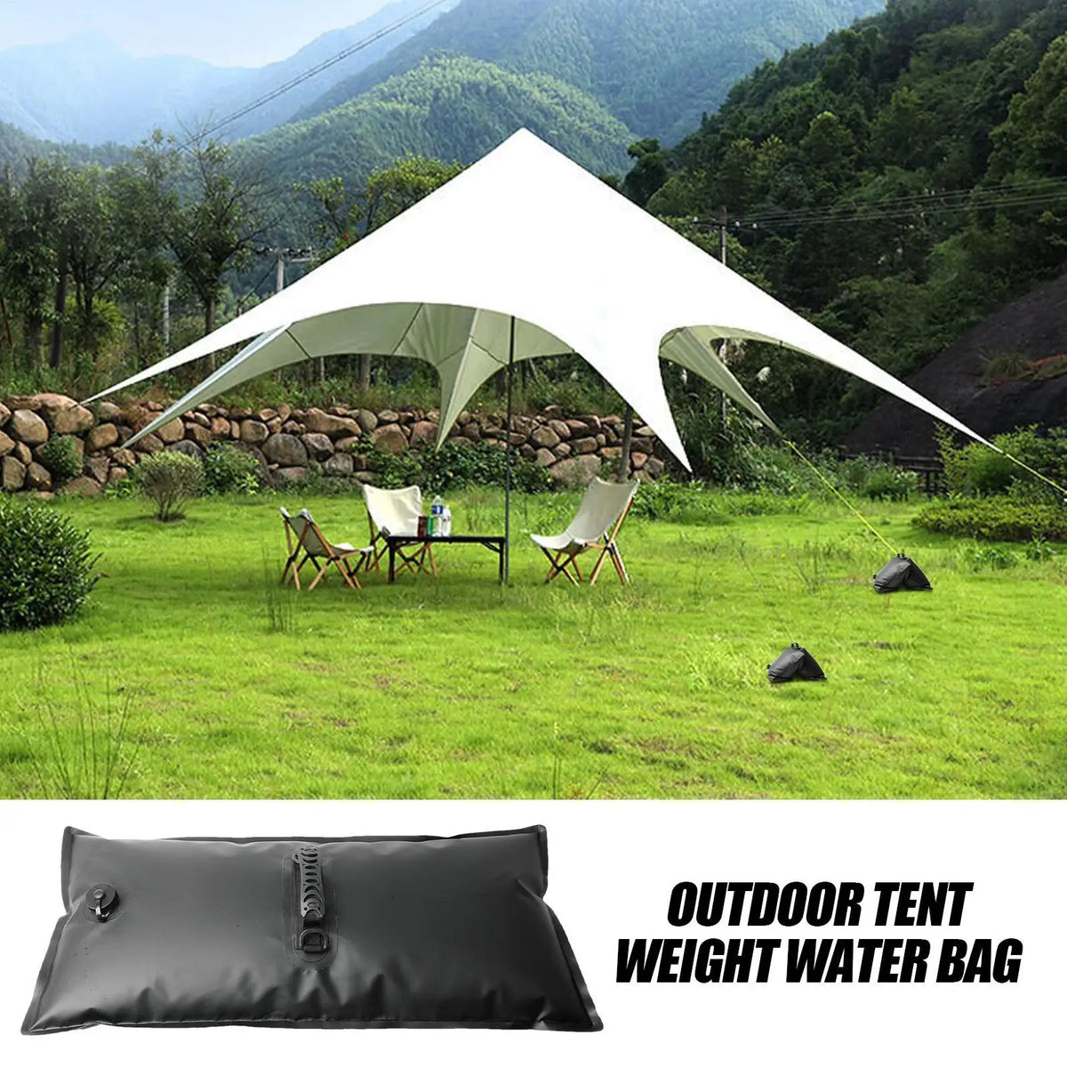 Canopy Tent Leg Water Weights – Foldable Weighted Bag Canopy Tent Anchor Nixie