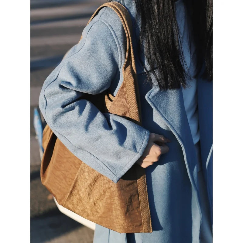 Nixie Large Canvas Tote Bag – Retro Shoulder & Gym Bag Canvas Shoulder Tote Nixie