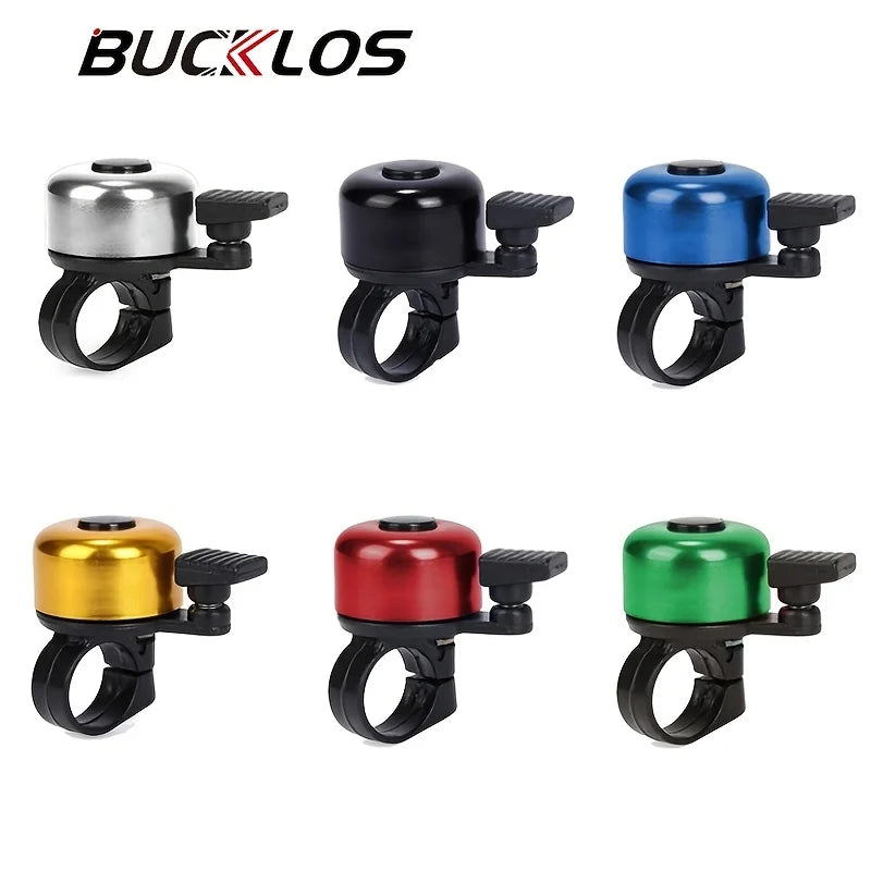 BUCKLOS Q-Shape Aluminum Bicycle Bell – Loud Clear Sound Bicycle Bell Nixie