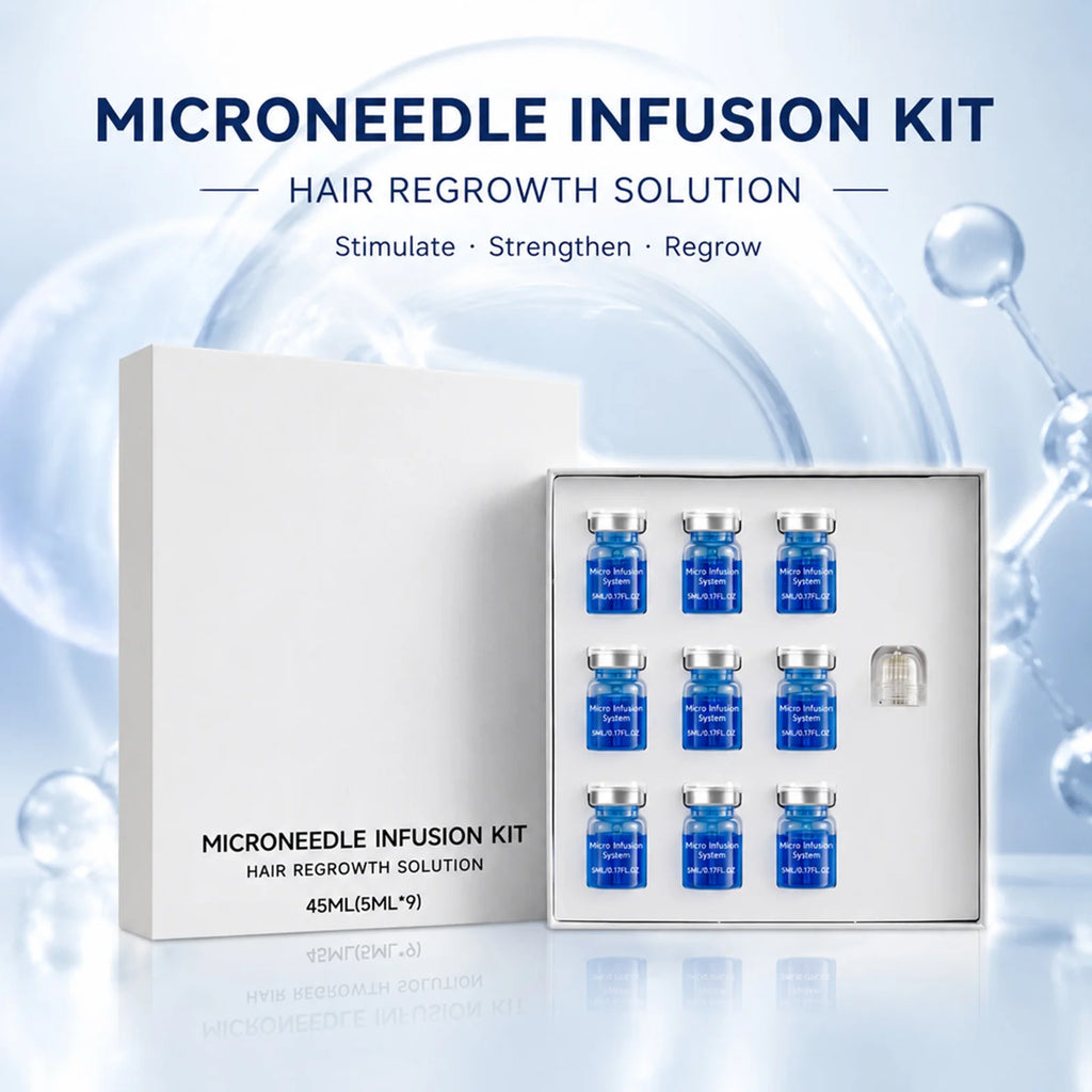 Microneedle Scalp Serum Kit – Nourishing Hair Care Set 45ml Scalp Serum Kit Nixie