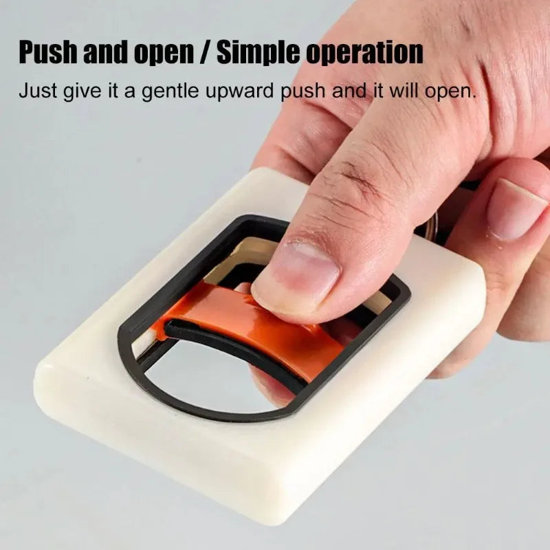 Glow-in-the-Dark Cable Tie Organizer with Carabiner Clip Cable Tie Organizer Nixie
