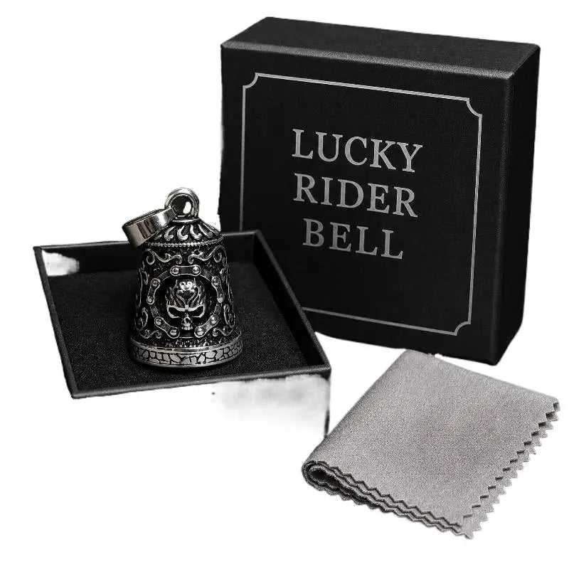 Skull Rider Bell – Antique Zinc Alloy Motorcycle Charm Pendant Motorcycle Charm Bell Nixie
