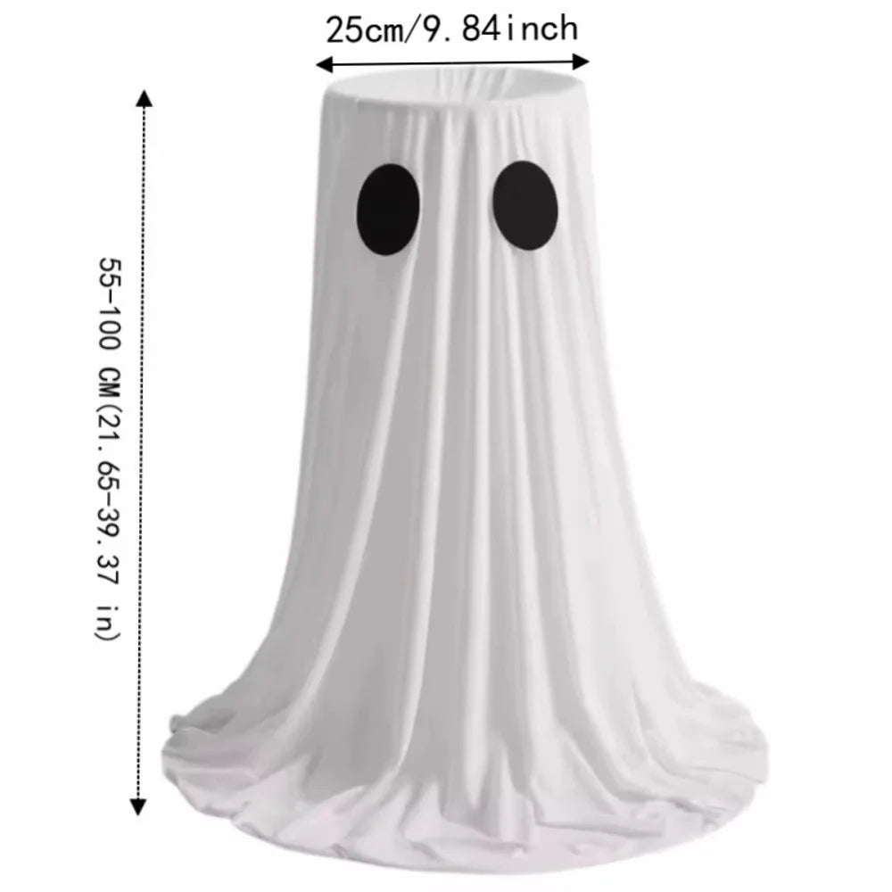 Lighted Halloween Ghost Candy Bowl | LED, Remote & Timer