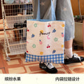 Nixie Canvas Tote Bag – Large Shoulder & Crossbody Bag Canvas Tote Bag Nixie BB-1412Blue