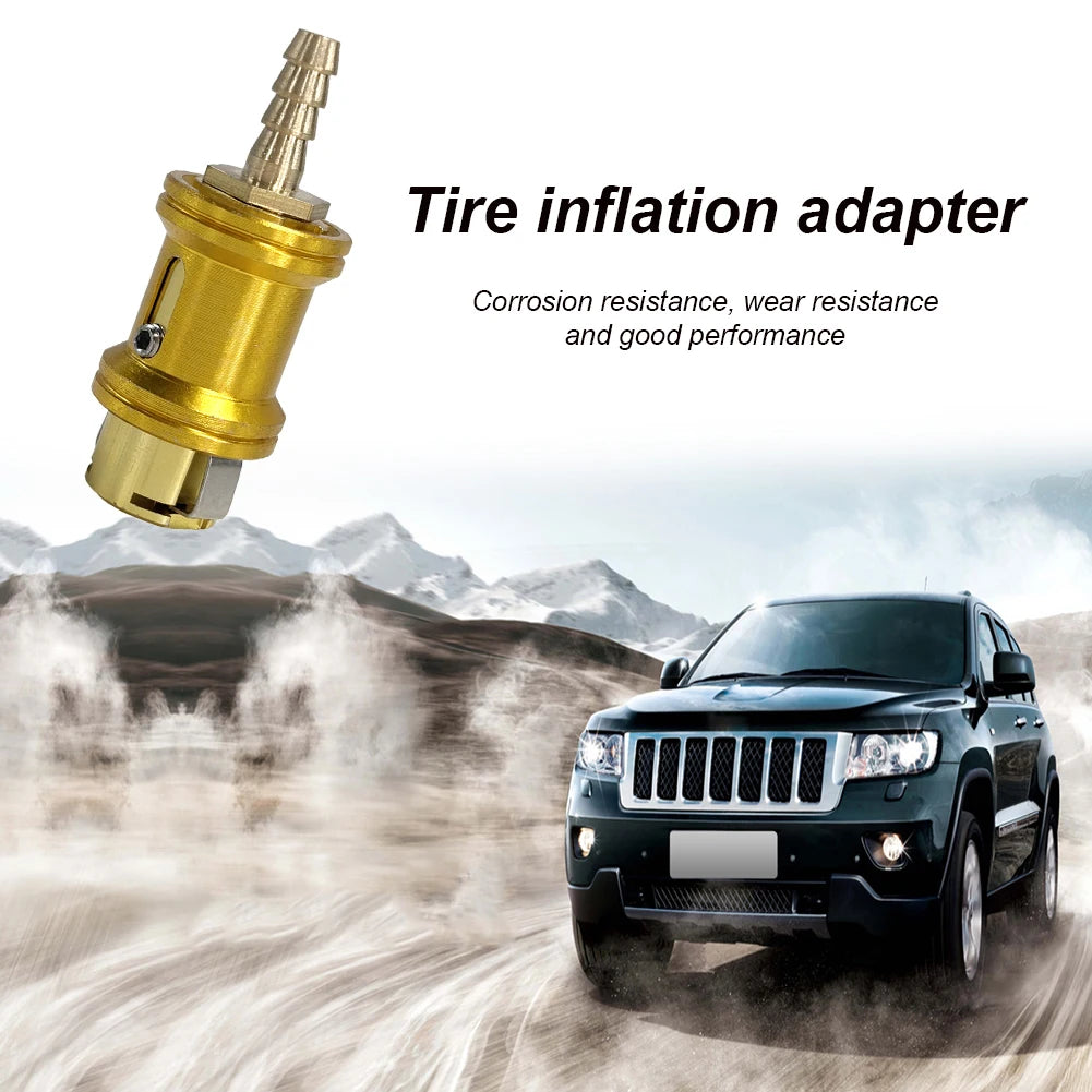 Metal Air Chuck Adapter 6.5/8mm – Tire Valve Clip Pump Connector Tire Pump Adapter Nixie