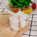2-in-1 Camping Spice Shaker Dual Compartment Salt & Pepper Jar Camping Spice Shaker Nixie 2Pcs