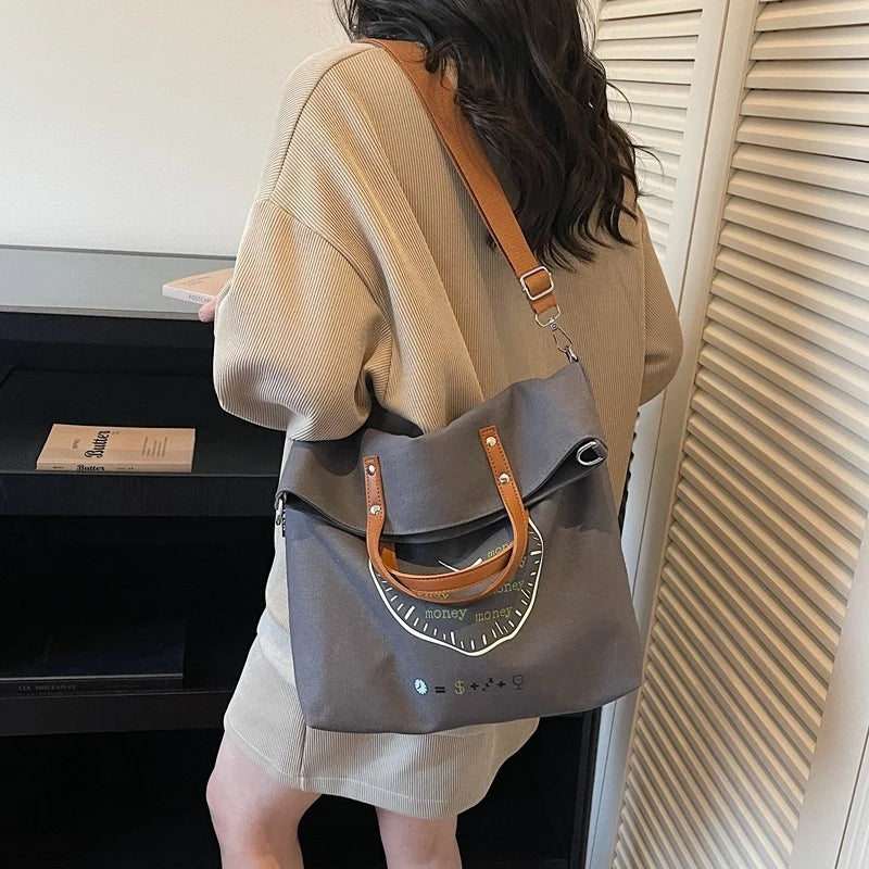 Printed Canvas Tote Bag – Casual Shoulder Bag for Women Canvas Tote Bag Nixie