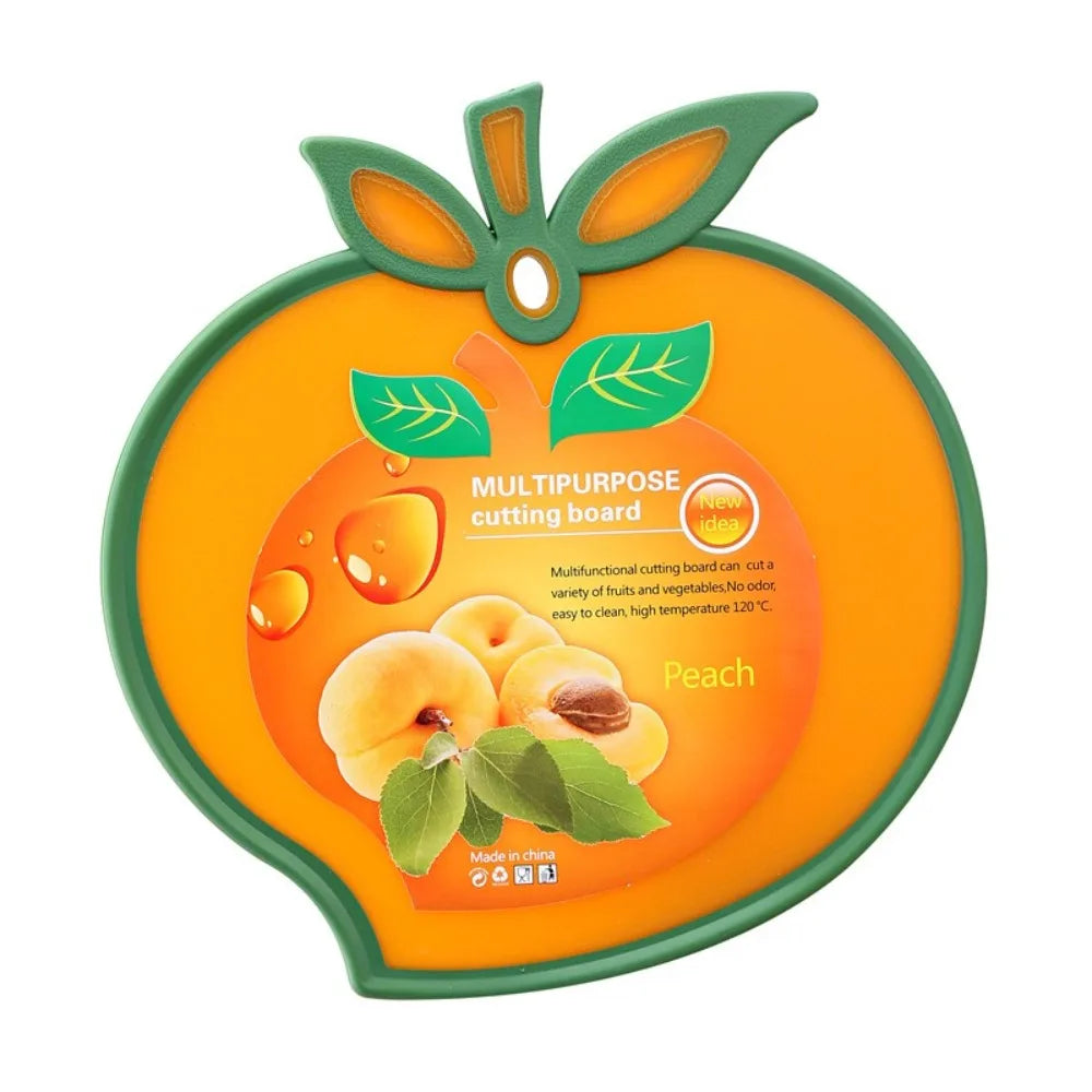 Fruit Shape Double-Sided Non-Slip Chopping Board | Food Grade PP