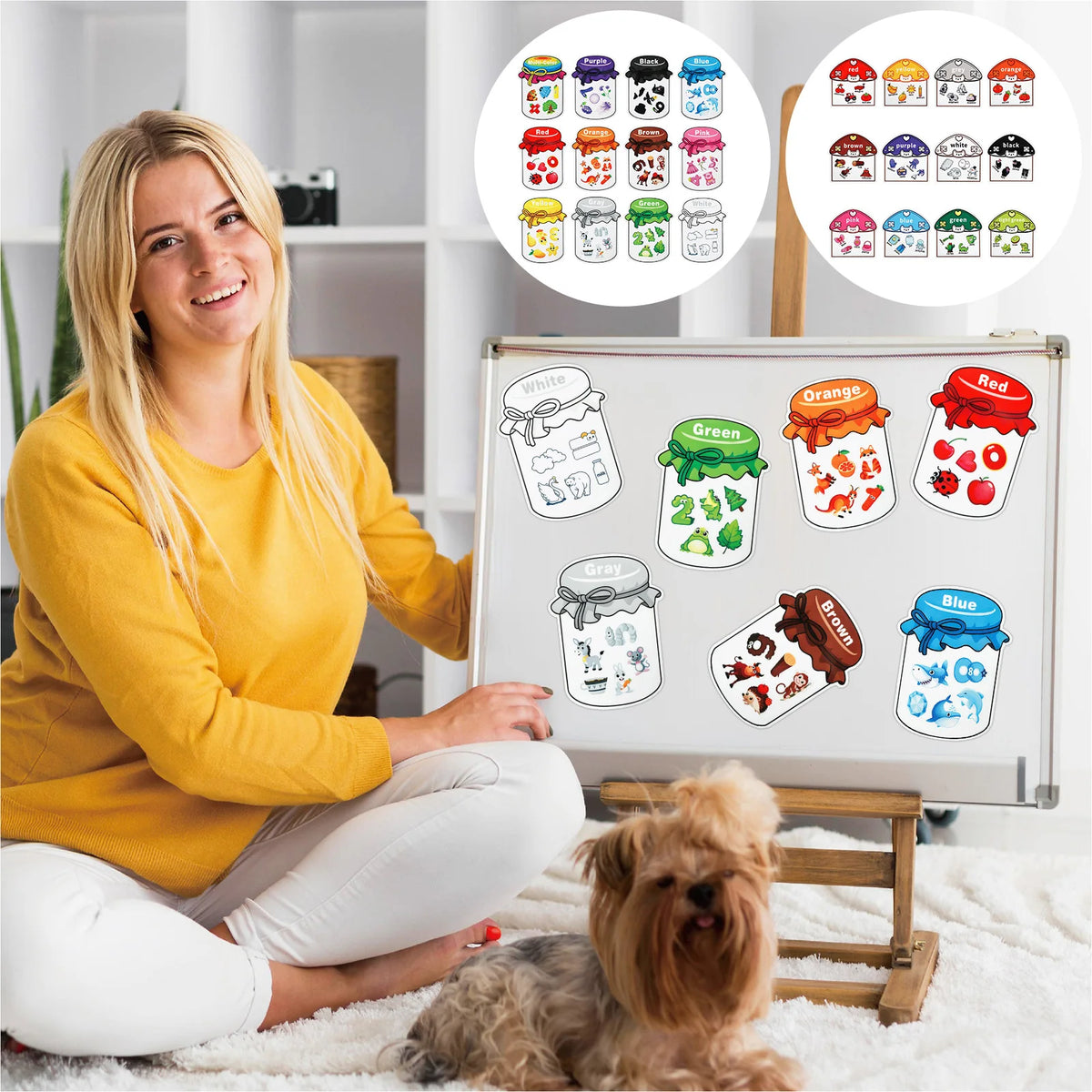 Magnetic Color Sorting Set – Educational Toy for Toddlers Educational Sorting Toy Nixie
