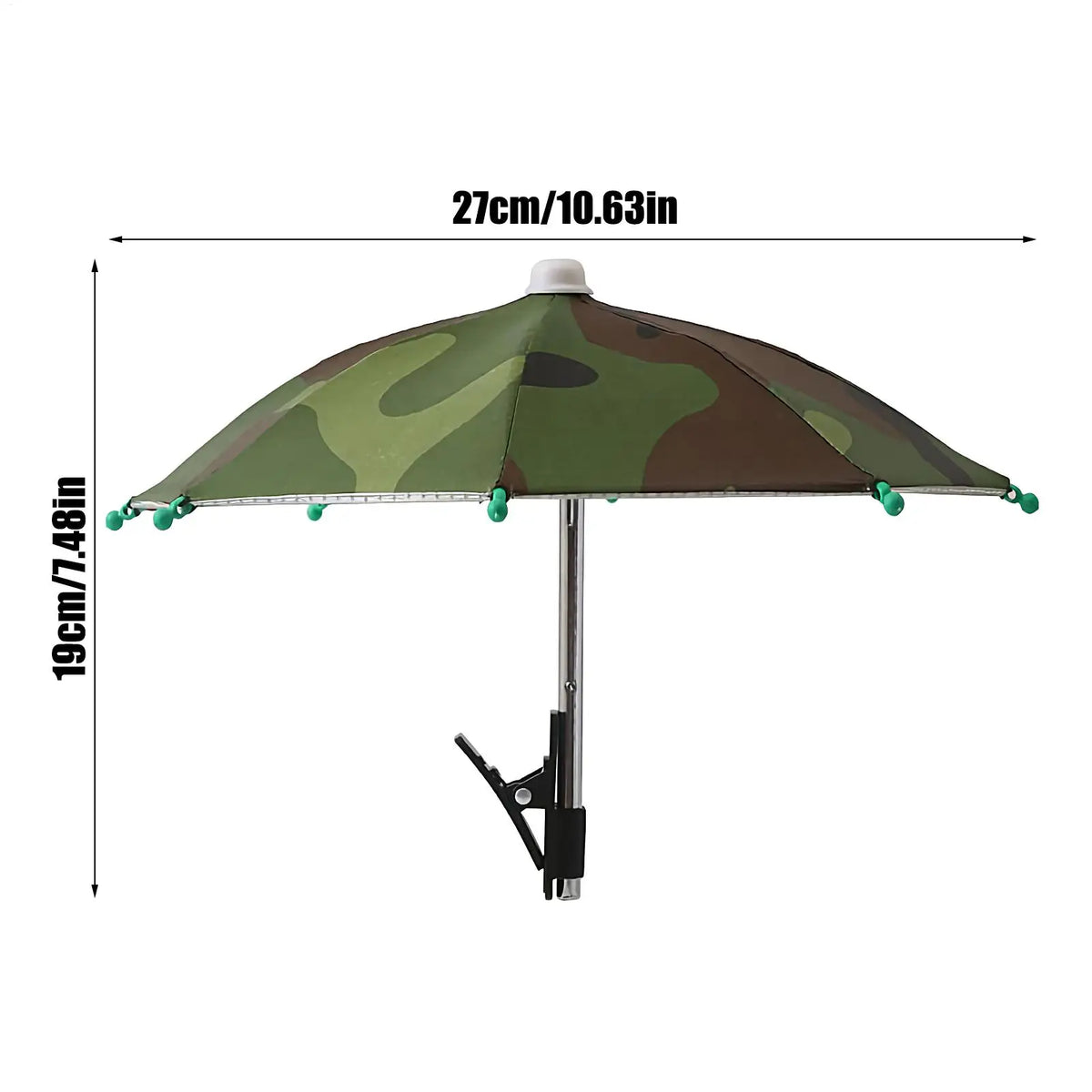 Mini Phone Umbrella Holder with Clip – Outdoor Sun Shade Stand Phone Umbrella Stand Nixie