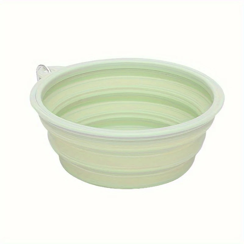 350ml Collapsible Silicone Pet Bowl for Travel – Dogs & Cats Collapsible Pet Bowl Nixie green 350ml