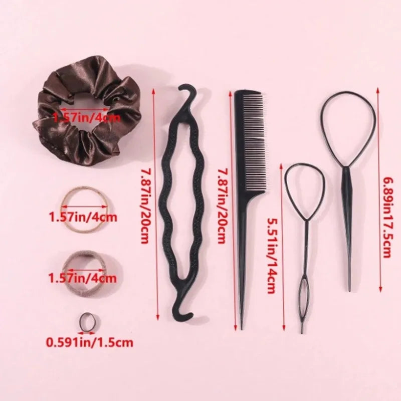 Nixie Hair Tie Set – Versatile Women's Elastic Hair Bands Hair Tie Set Nixie