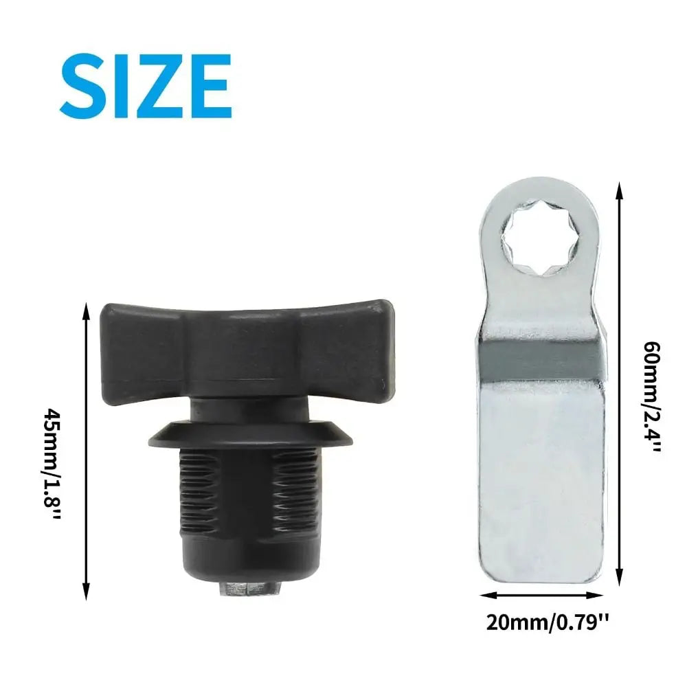 Stainless Steel Keyless Cam Lock for Cabinets & Distribution Boxes Cabinet Cam Lock Nixie
