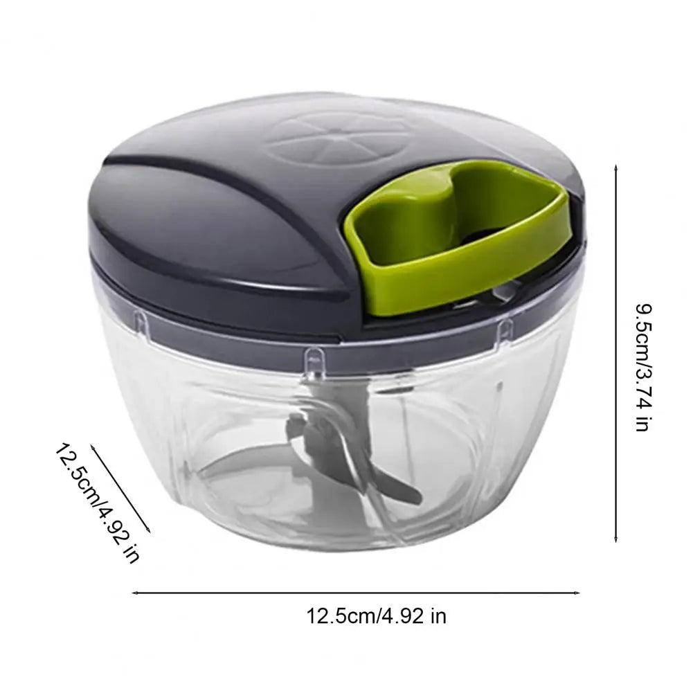 Manual Food Chopper – Sharp Stainless Steel Blades | Nixie Manual Food Chopper Nixie