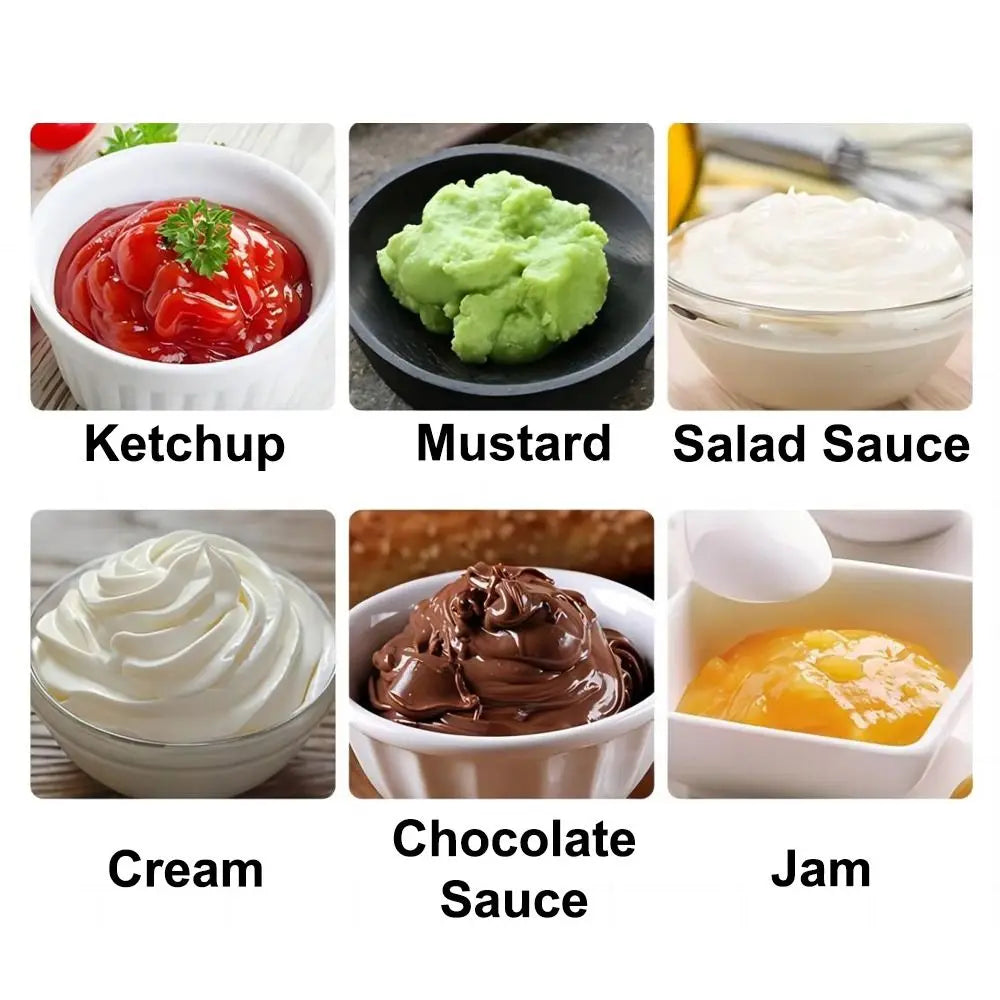 Double Head Squeeze Sauce Bottles 16oz 20oz 24oz | Food-Grade PP Condiment Squeeze Bottle Nixie