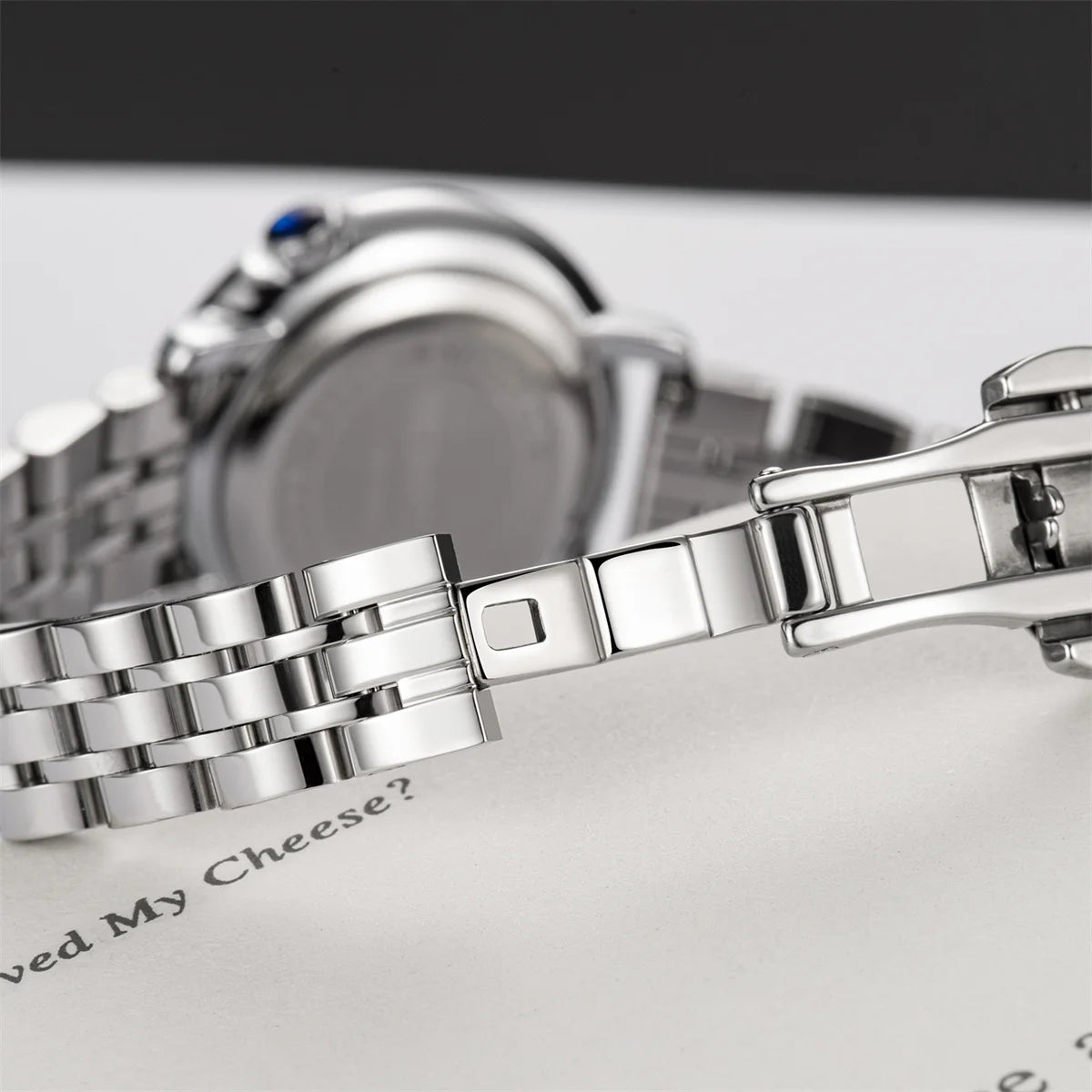 REBIRTH Casual Quartz Watch – Minimalist Stainless Band Quartz Watch Nixie