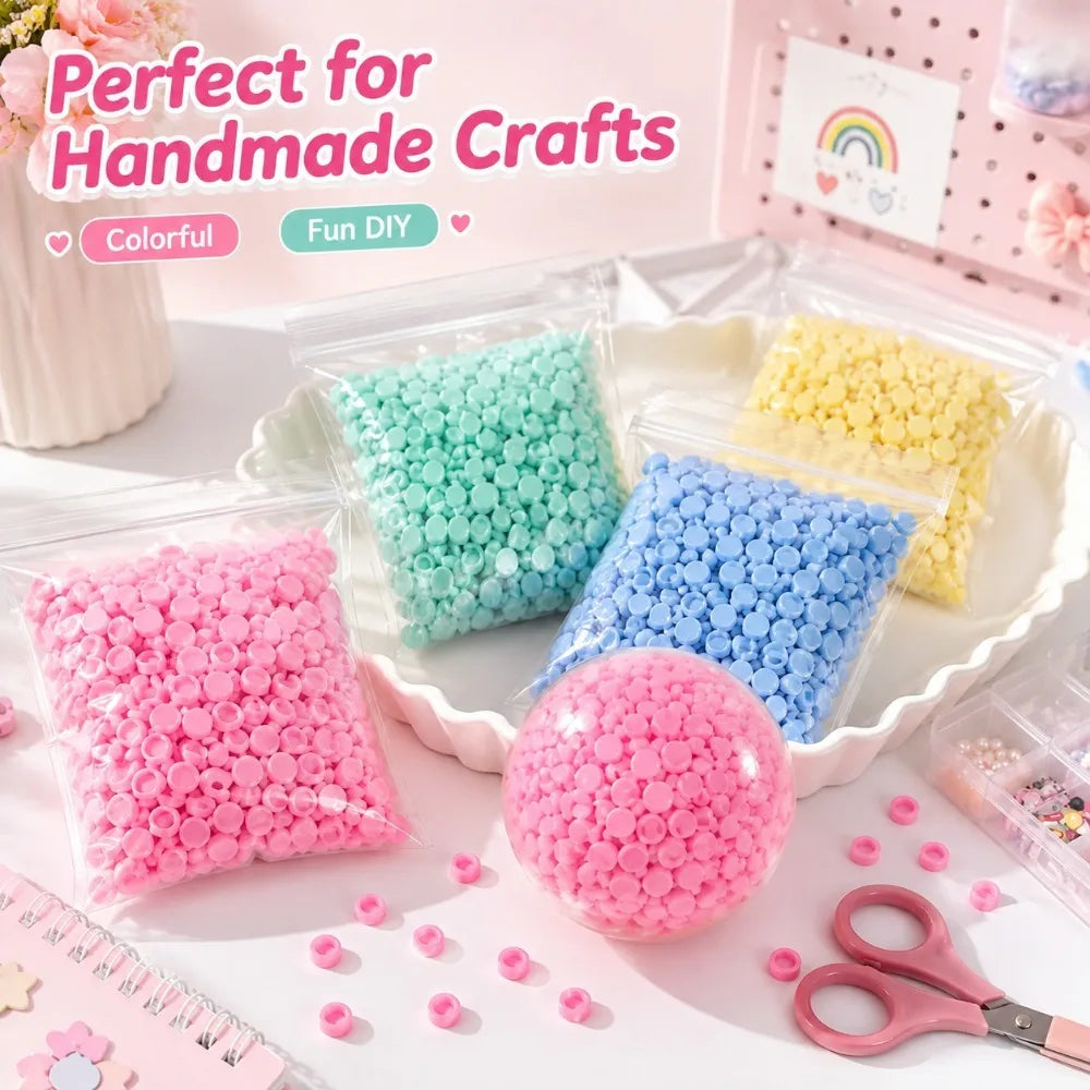 DIY Bobo Ball Stuffing Beads – Small Round Granules for Crafts Craft Stuffing Beads Nixie