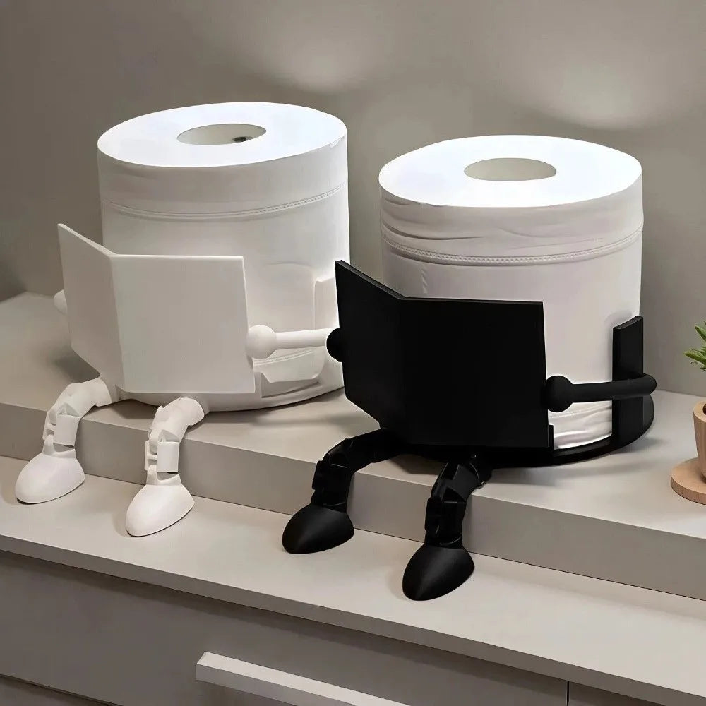 3D Printed Toilet Paper Holder – Freestanding Bathroom Stand Toilet Paper Holder Nixie