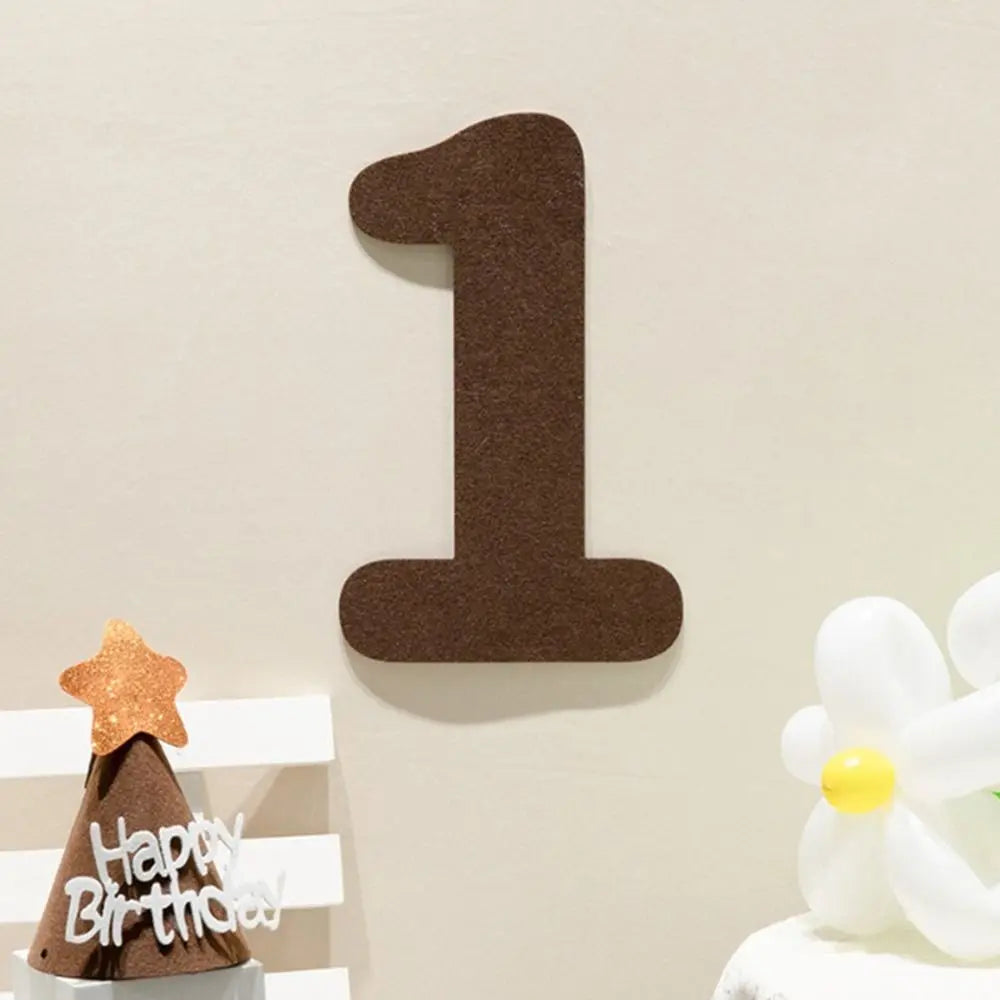 Happy Birthday Felt Banner Garland Party Decoration Bunting