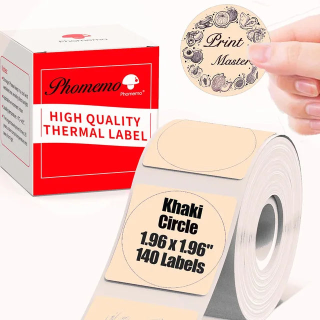 Phomemo M200 Color Labels 40x30mm – 3 Rolls, 690 Labels