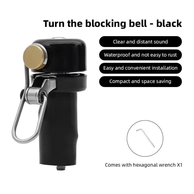 Handlebar Plug Bike Bell – Loud Waterproof Cycling Horn Bicycle Bell Nixie BELL
