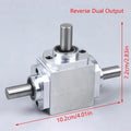 1:1 Bevel Gear Reduction Gearbox 8MM 20T Right Angle Spiral Bevel Gear Gearbox Nixie A1