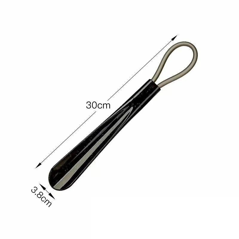 Extra Long Flexible Shoe Horn – No-Bend Shoe Helper Long Shoe Horn Nixie 30cm Black