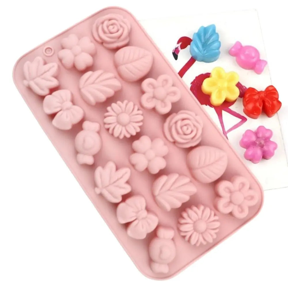 3D Silicone Cake Jelly Mold – 9 or 18 Compartments, Non-Stick