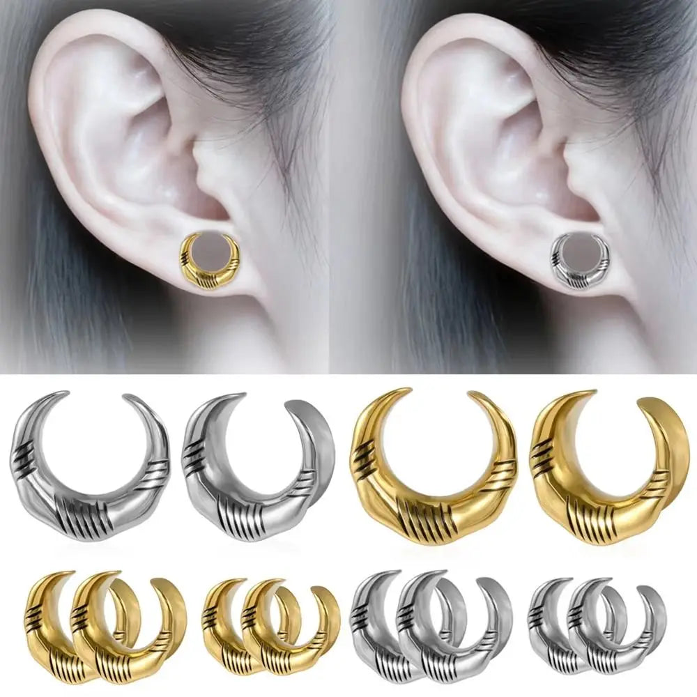 Stainless Steel U-Shape Ear Cuff Gauges | Helix & Cartilage Ear Cuff Gauges Nixie