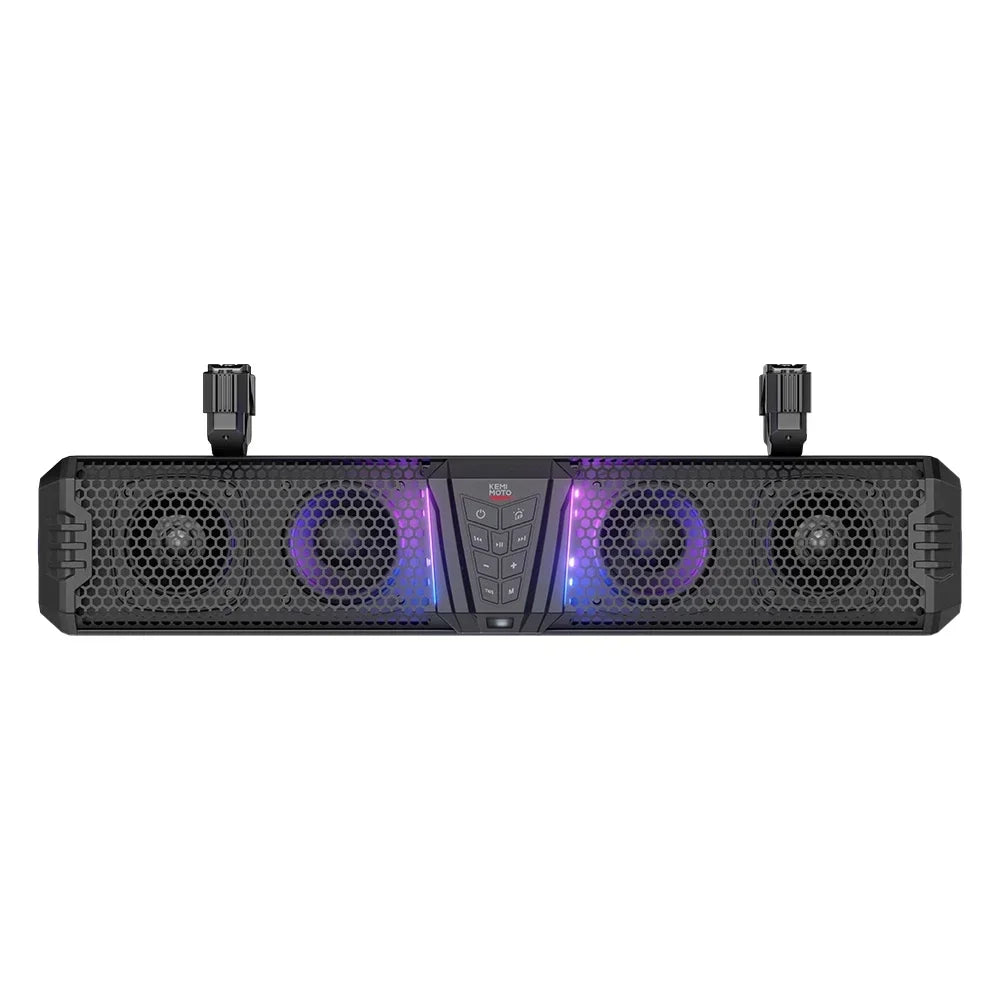 32" UTV Sound Bar IP66 Waterproof Bluetooth RGB – Fits ATV Roll Bar UTV Sound Bar Nixie Midnight 60