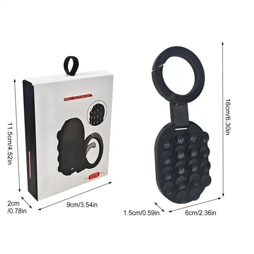 Magnetic Phone Mount Suction Cup – Car, Mirror & Gym Holder