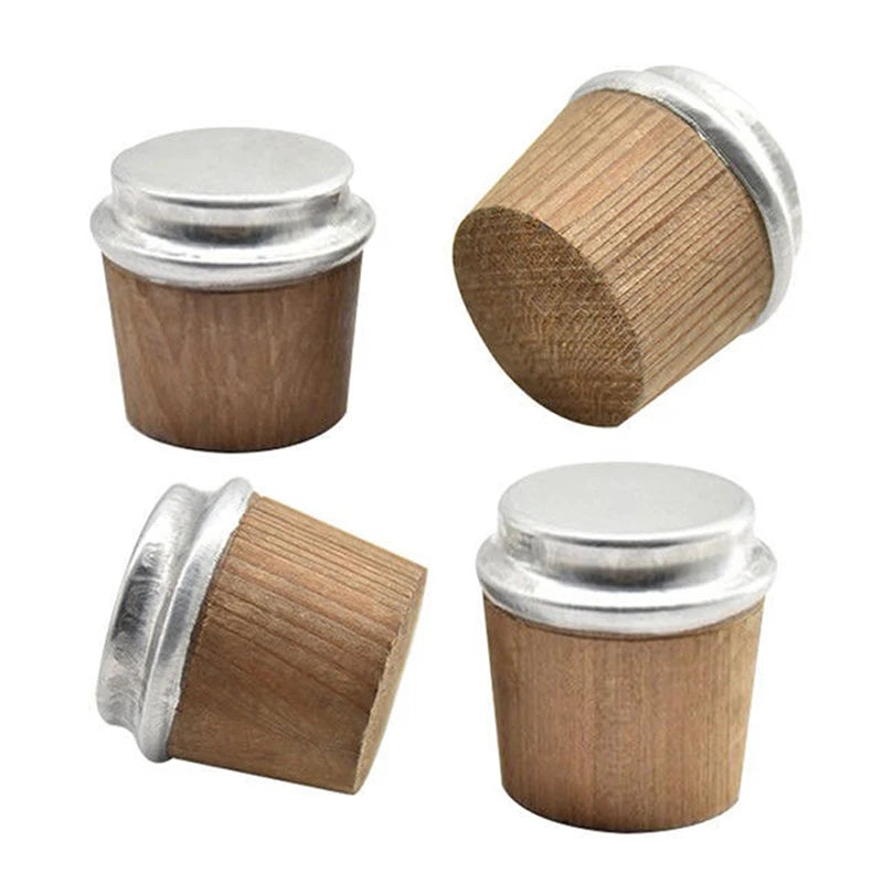 2Pcs Wooden Thermos Cork Stopper – Vacuum Flask Bottle Cap Bottle Stopper Nixie