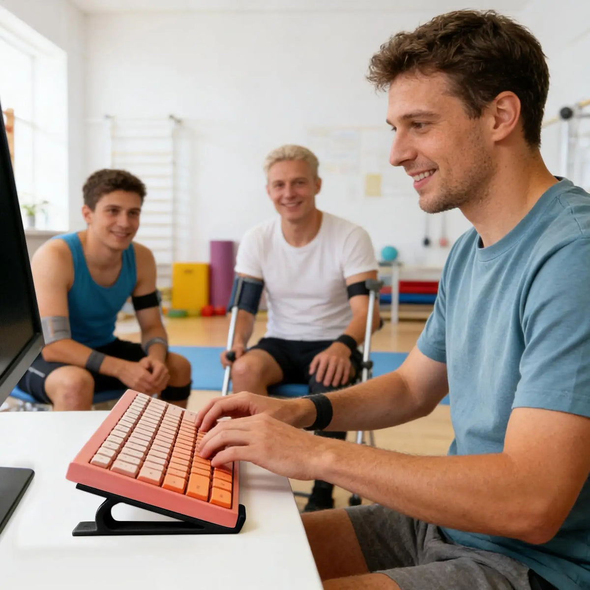 Adjustable Keyboard Riser Stand – Universal Tilt Bracket | Nixie