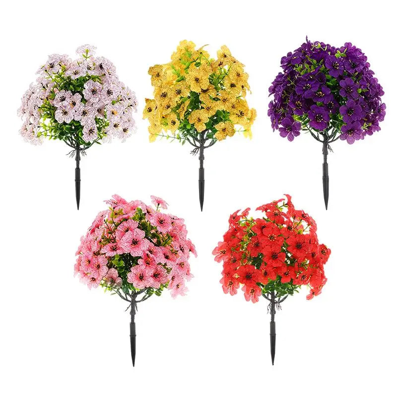 Artificial Violet Flower Ground Stake – Garden & Home Décor Artificial Flower Stake Nixie