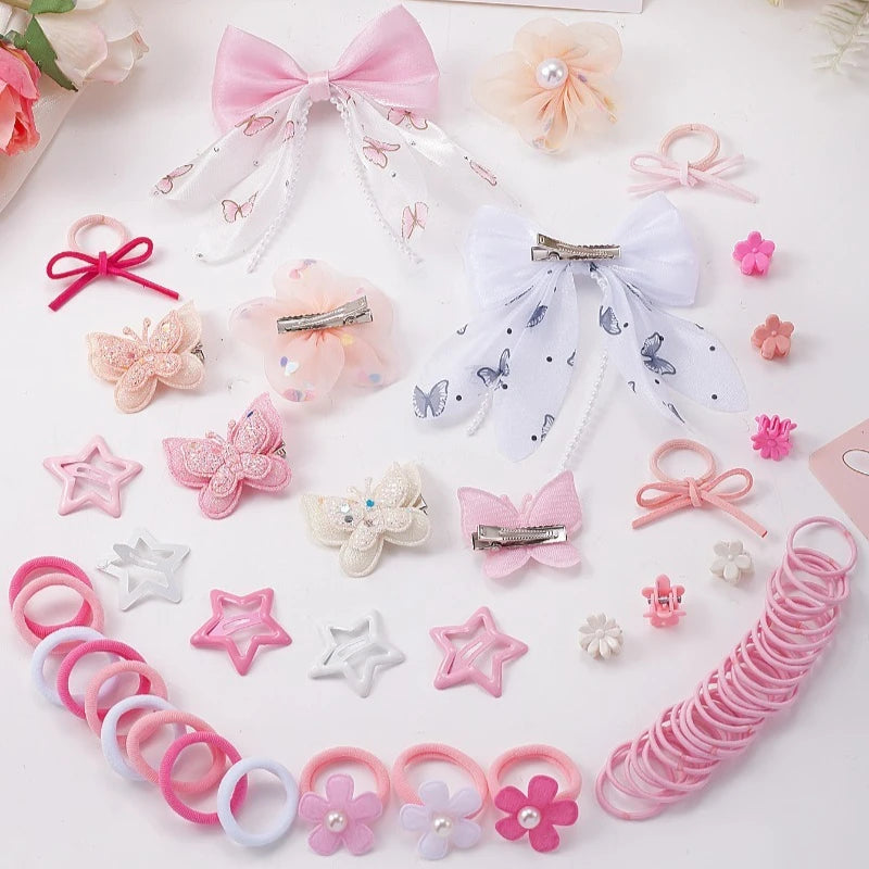 783-Piece Colorful Flower Hair Accessories Set for Girls Kids Hair Accessories Nixie