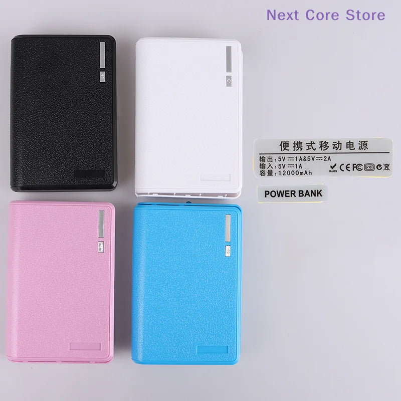 4x18650 DIY Power Bank Case 5V Dual USB Solderless Kit DIY Power Bank Case Nixie