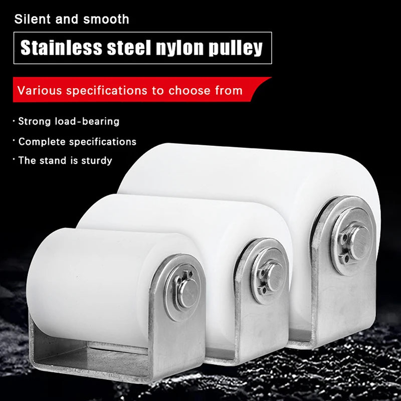 Stainless Steel Nylon Bearing Door Pulley Positioning Roller Door Pulley Roller Nixie