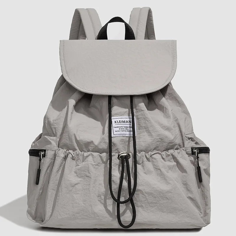 Women's Lightweight Drawstring Backpack – Water-Resistant